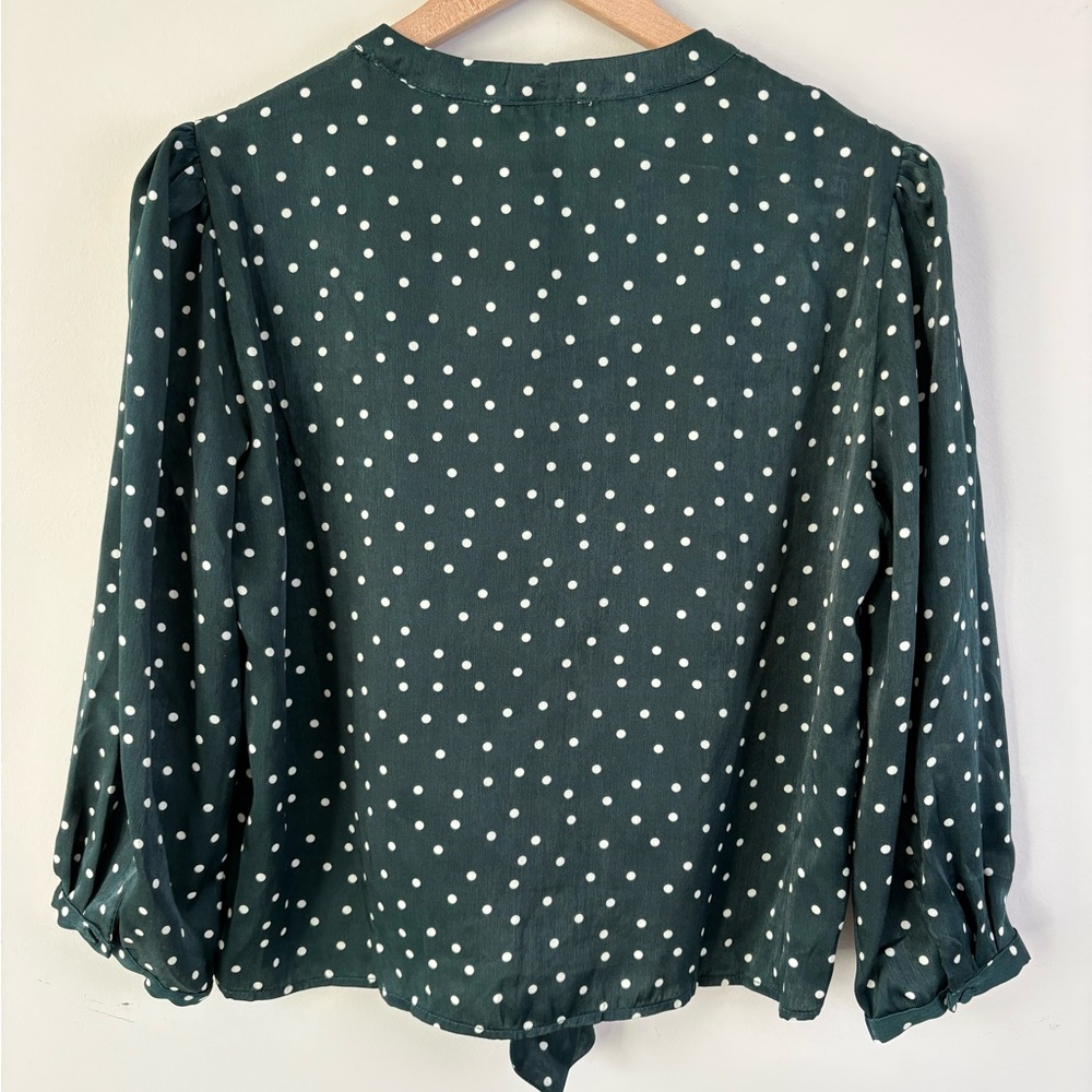 NWT Elodie Polka Dot Blouse - Picture 4 of 10
